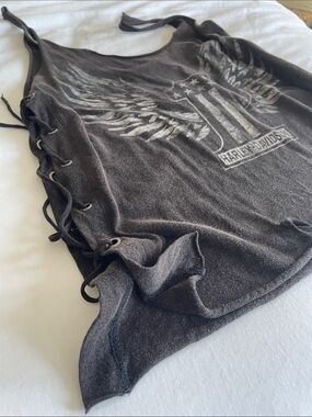 Harley-Davidson Black Winged 1 Graphic Tank